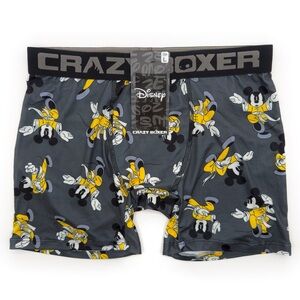 Disney Mickey Mouse Crazy Boxer Briefs Mens Size Large Underwear Karate Ninja